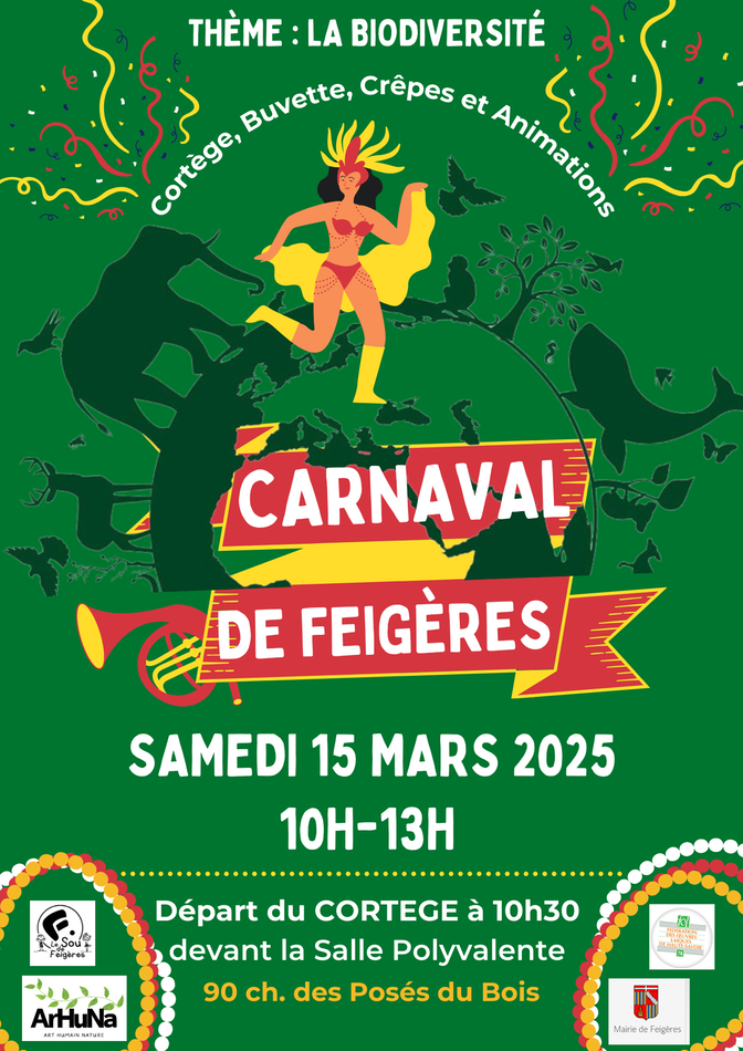 Carnaval de Feigères - samedi 15 mars 10 h